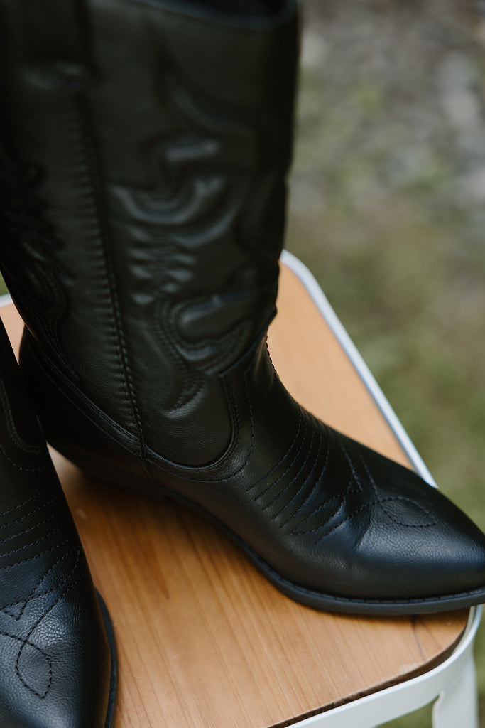 Cowboy Boots - Black