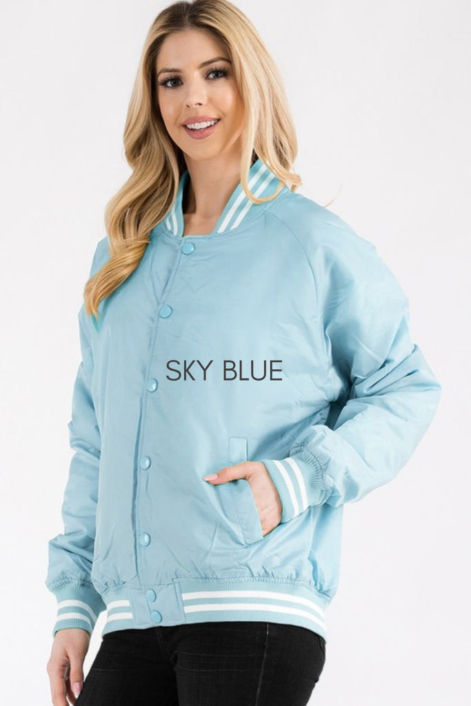 Bomber Jacket with Custom Name & Number