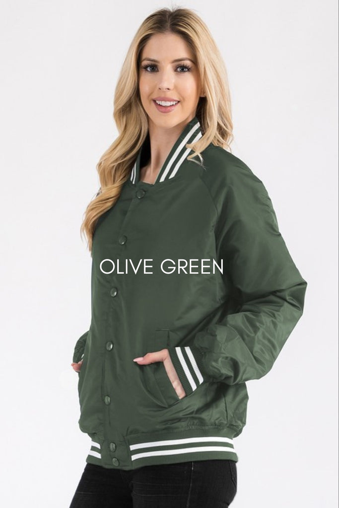 Bomber Jacket with Custom Name & Number