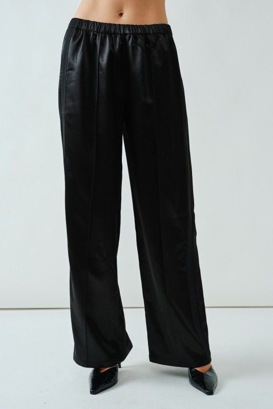 Satin Tux Pant - Black