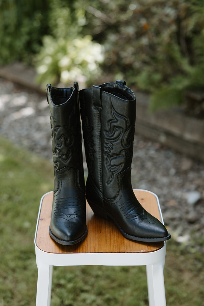 Cowboy Boots - Black