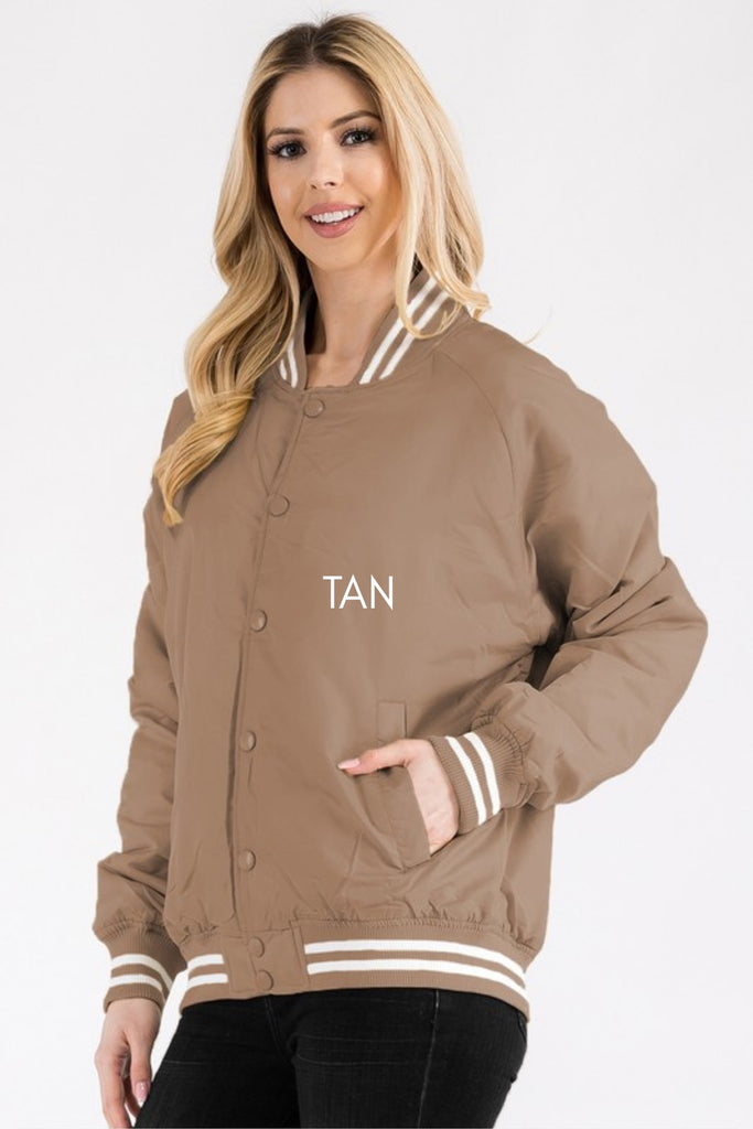 Bomber Jacket with Custom Name & Number