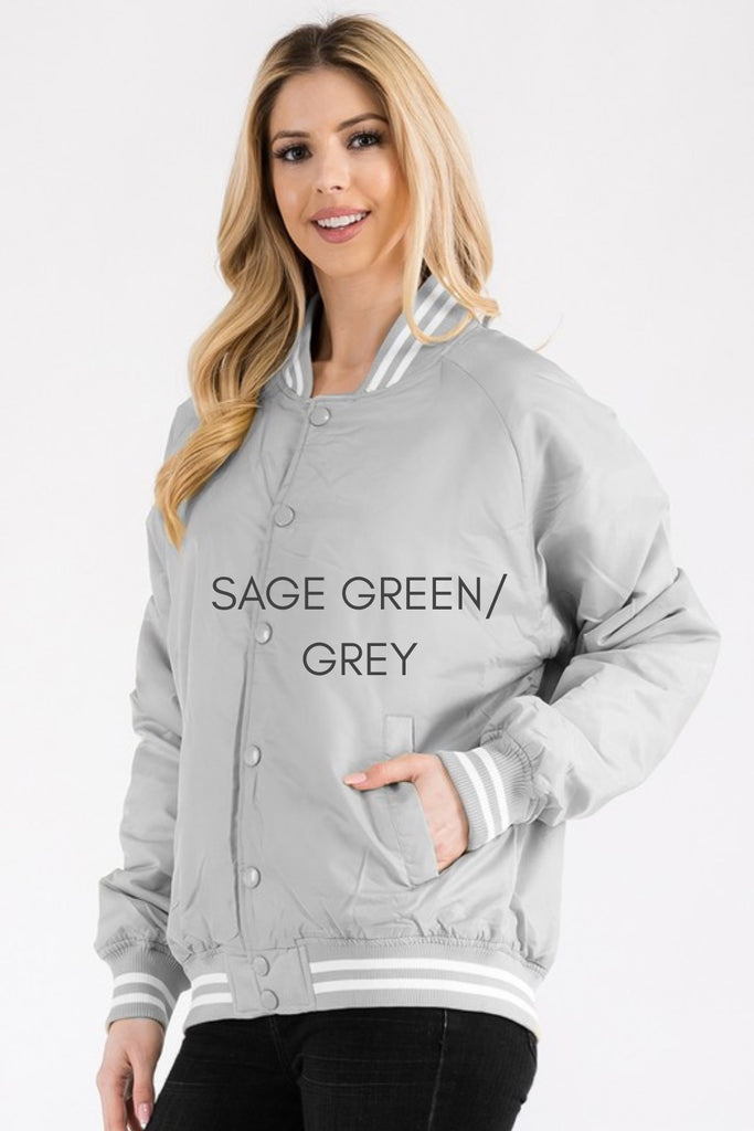 Bomber Jacket with Custom Name