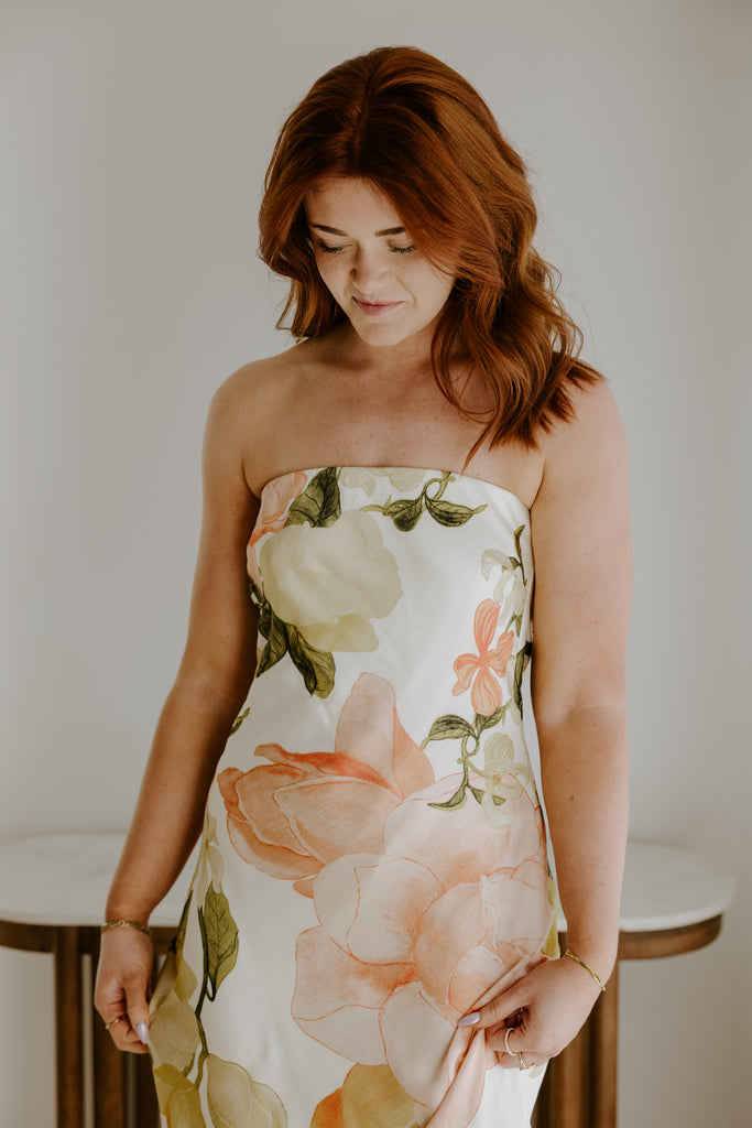 Tube Maxi with Cowl Back - Pink
