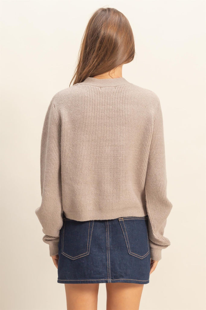 The Holiday Cardigan - Mocha