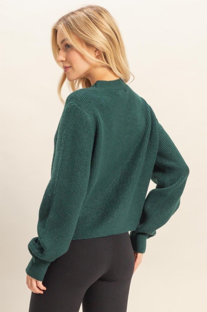 The Holiday Cardigan - Green