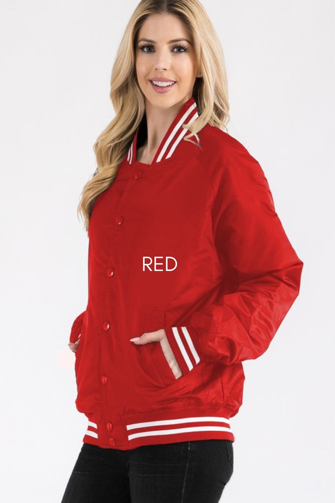 Bomber Jacket with Custom Name & Number