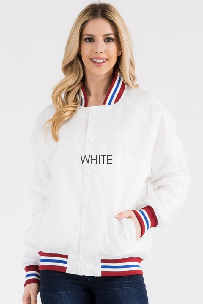 Bomber Jacket with Custom Name & Number