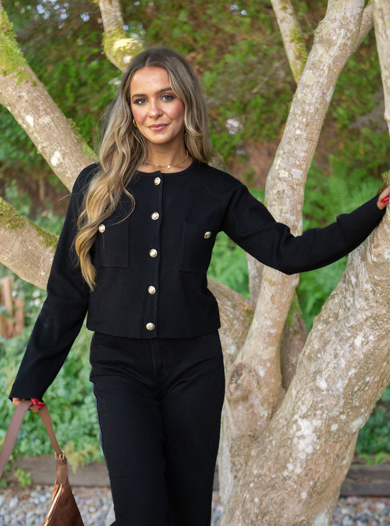 Knit Jacket - Black