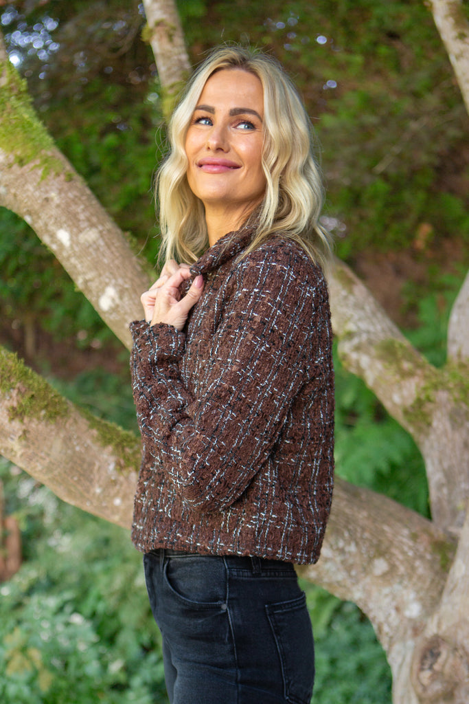 Tweed Jacket - Brown