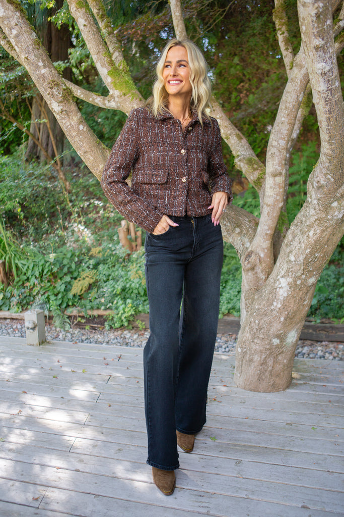 Tweed Jacket - Brown