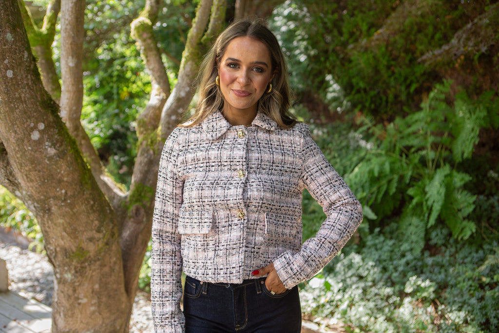 Tweed Jacket - Pink