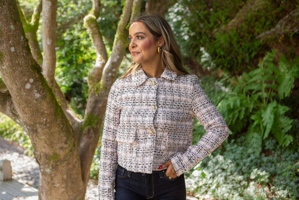 Tweed Jacket - Pink