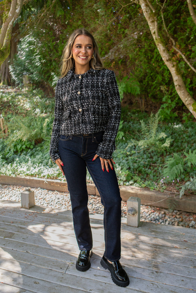 Tweed Jacket - Black