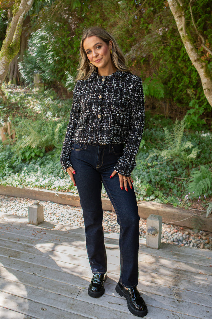 Tweed Jacket - Black