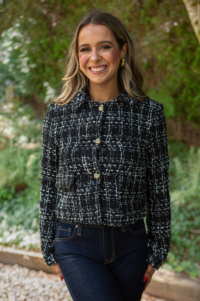 Tweed Jacket - Black