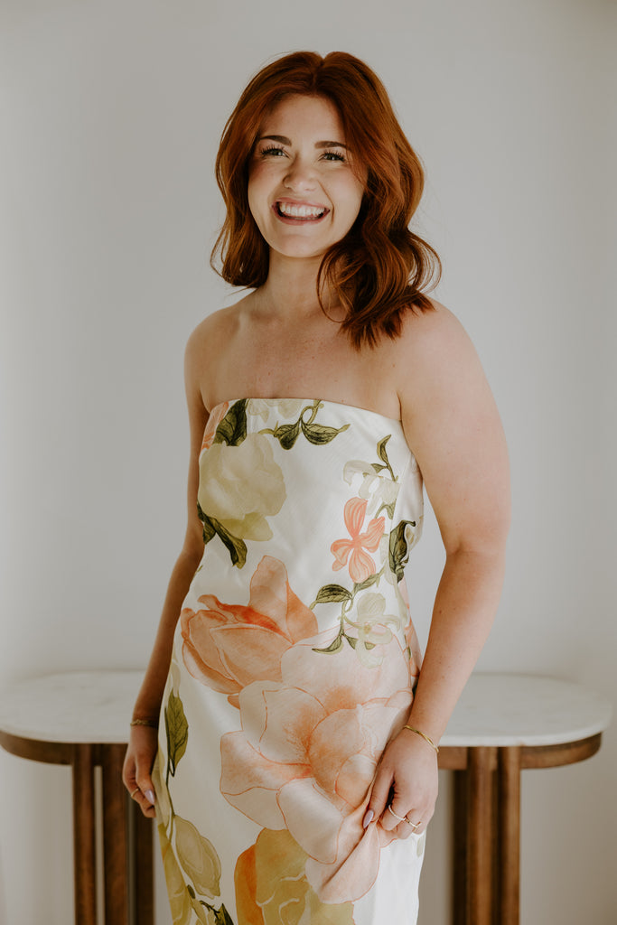 Tube Maxi with Cowl Back - Pink