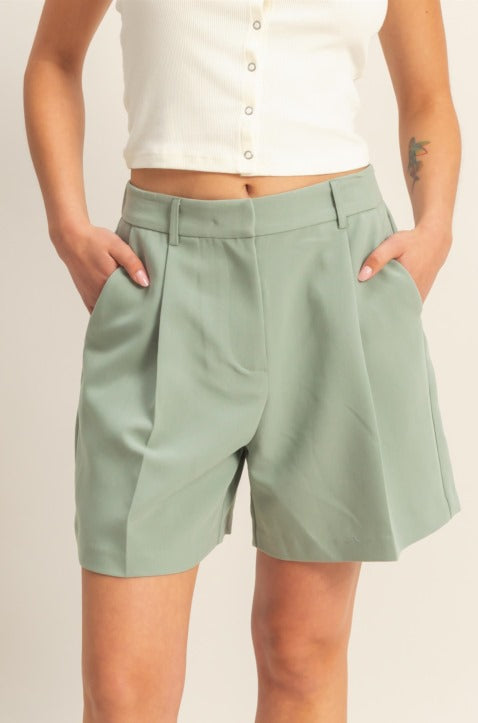 Classic Dress Short - Sage