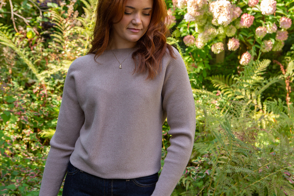 Ribbed Knit Sweater - Mocha