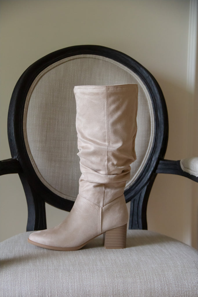 The Fall Slouch Boot - Clay