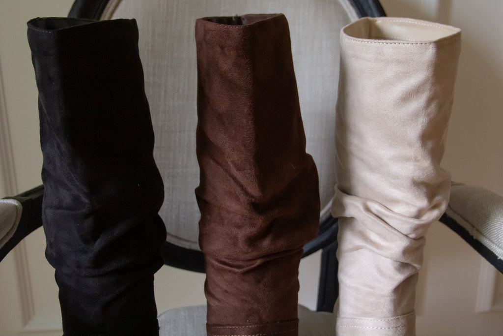 The Fall Slouch Boot - Clay