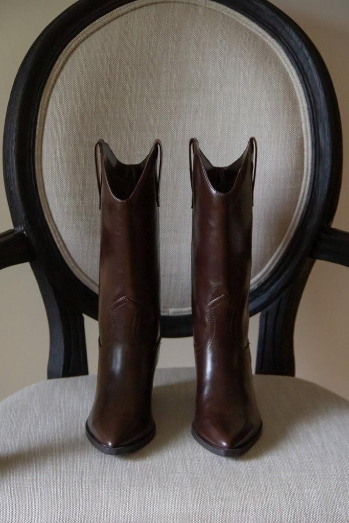The New Cowgirl Boot - Brown