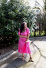 Midi Backless Dress - Pink