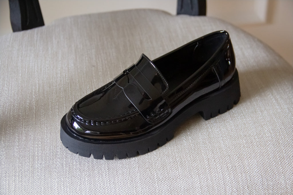 Black Patent Loafer