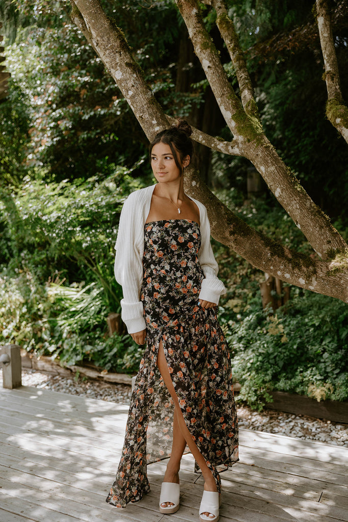 The Cropped Ballet Shrug - Cream