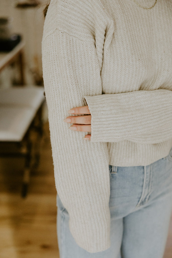 Classic Knit Sweater - Alpaca