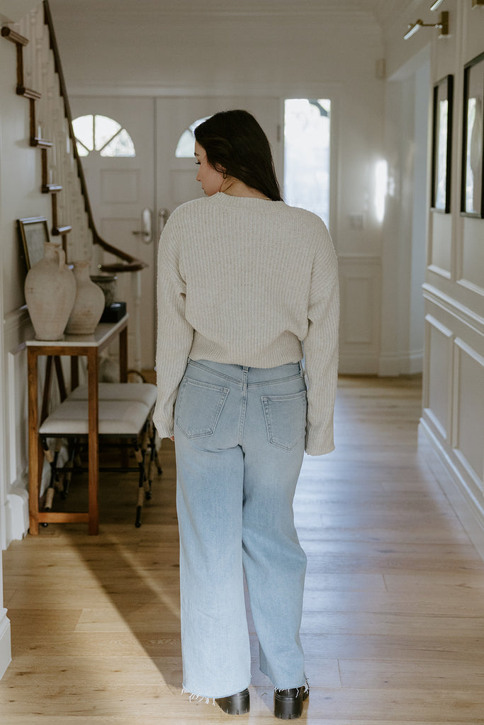 Classic Knit Sweater - Alpaca