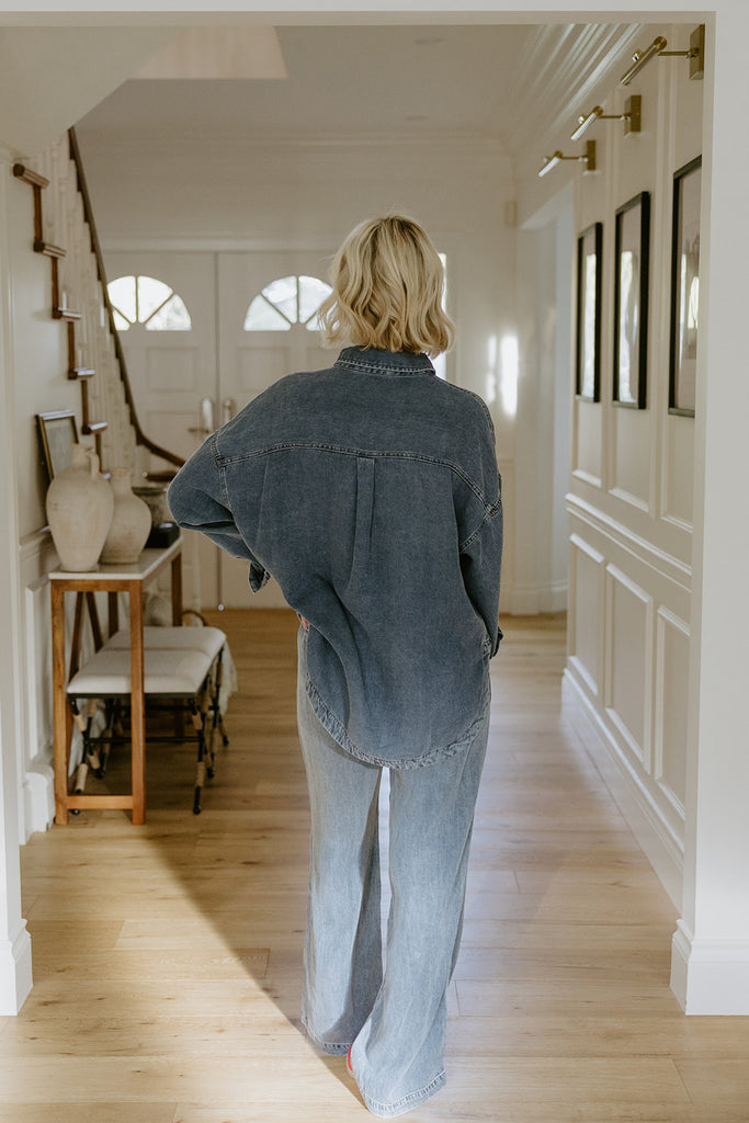 Chambray Button Up Shirt