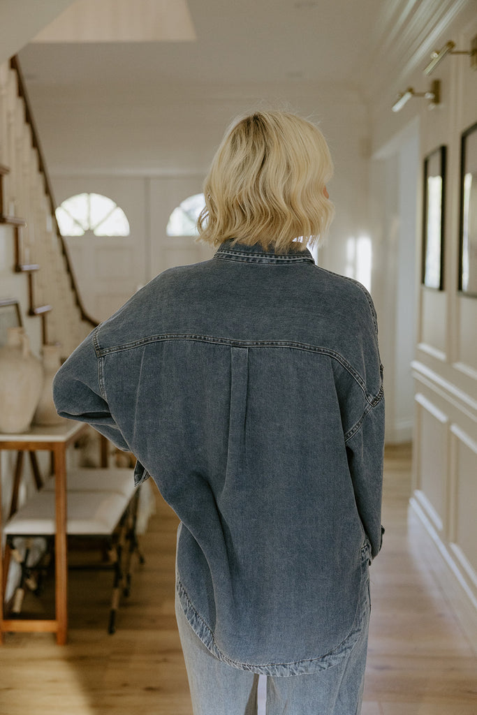 Chambray Button Up Shirt