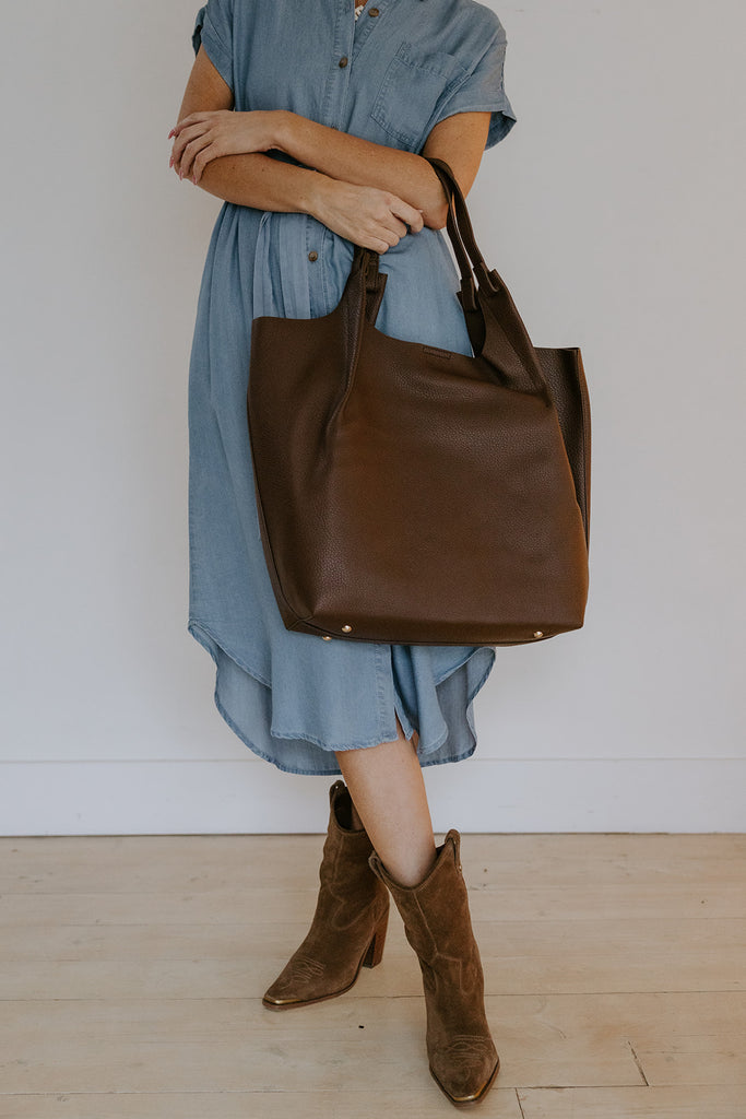 The Everyday Tote - Brown