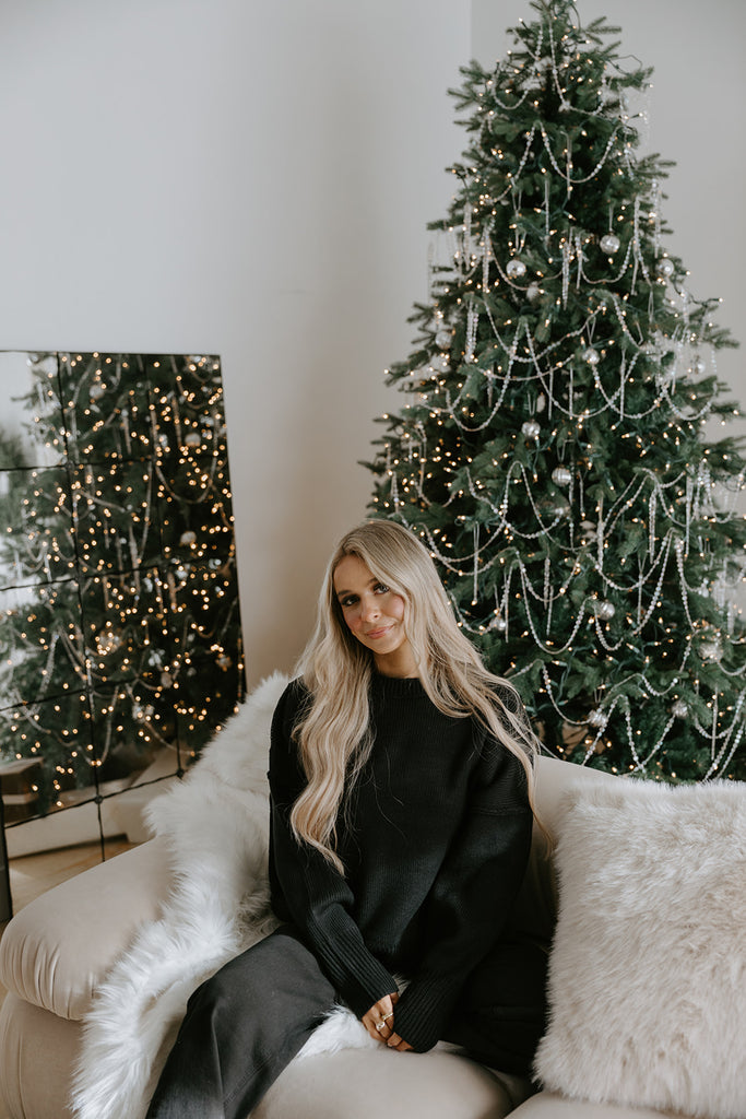 The Most Perfect Classic Sweater - Black