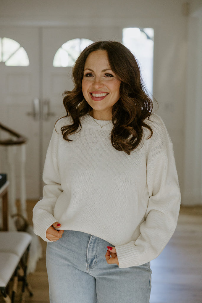 The Most Perfect Classic Sweater - Ivory
