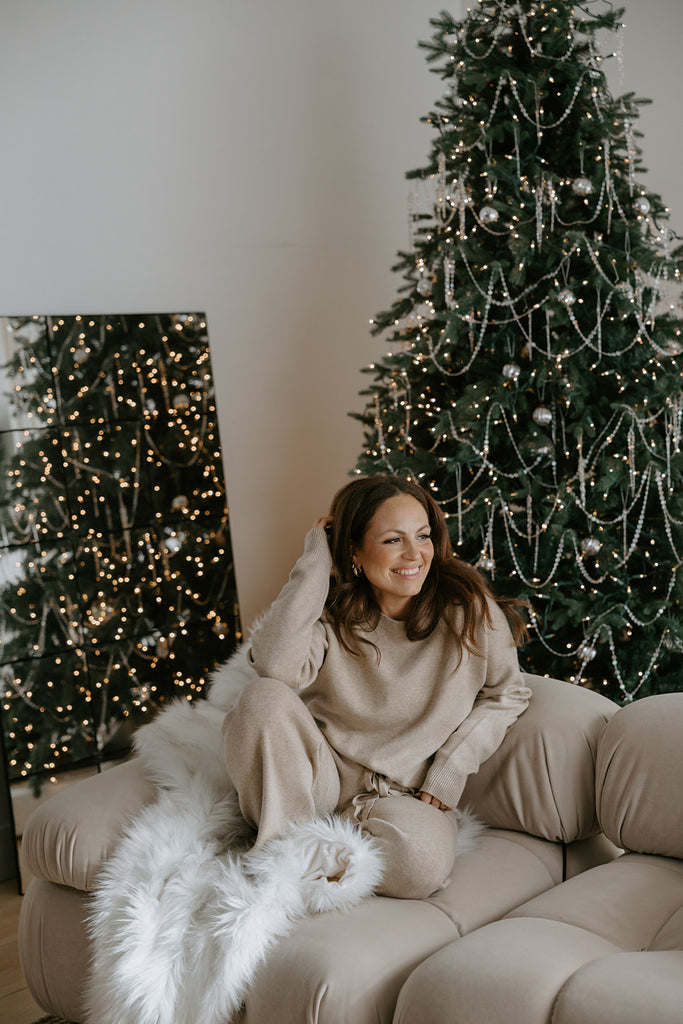 Super Soft Crewneck and Lounge Pant Set - Taupe