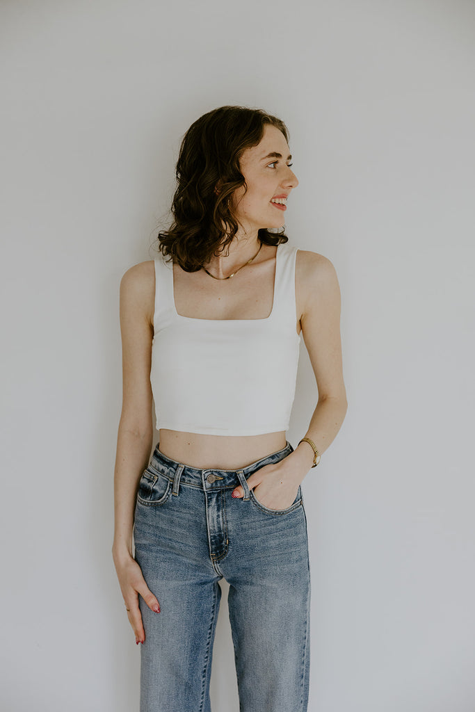 Longer Length Straight Denim - Medium