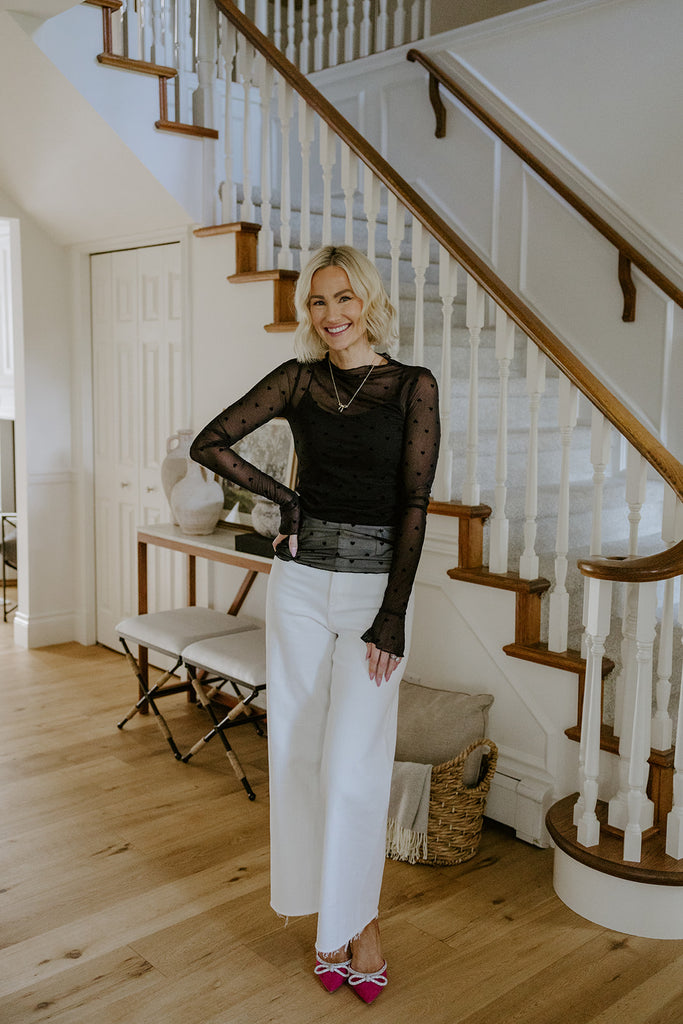 Sheer Heart Shirt - Black