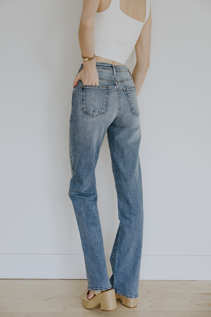 Longer Length Straight Denim - Medium