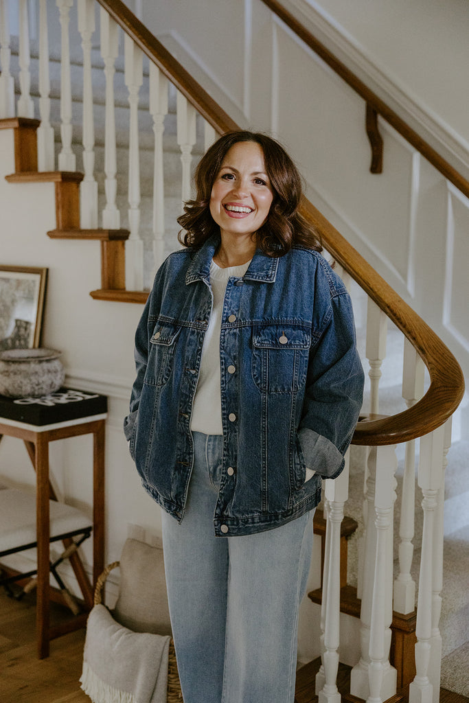 The Perfect Denim Jacket - Dark