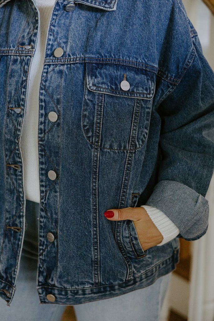 The Perfect Denim Jacket - Dark