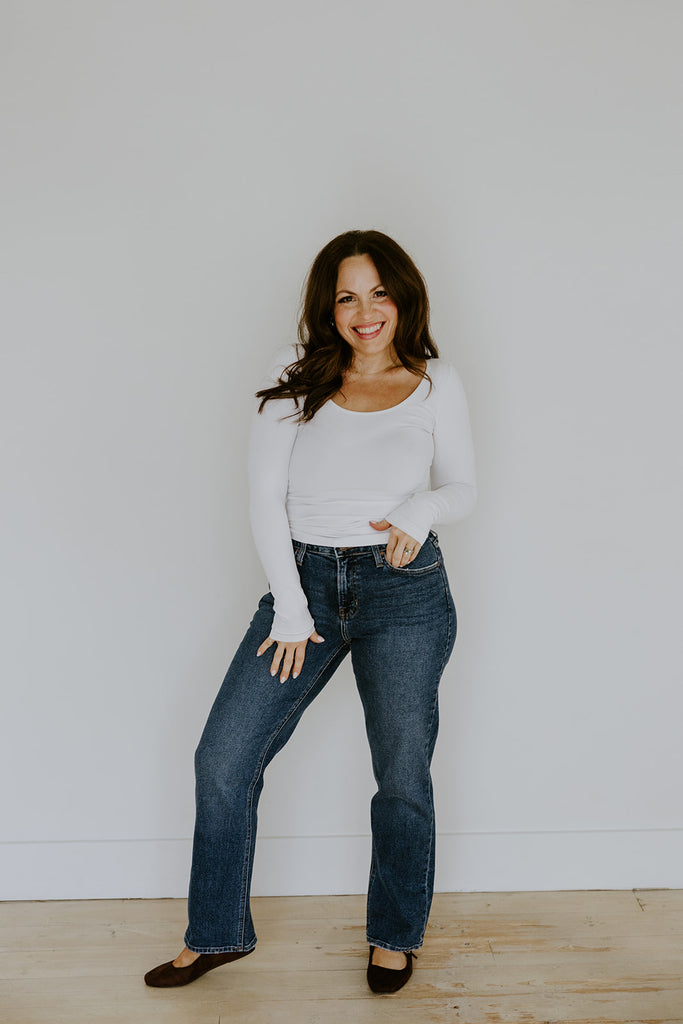 Stretchy Straight Denim - Medium