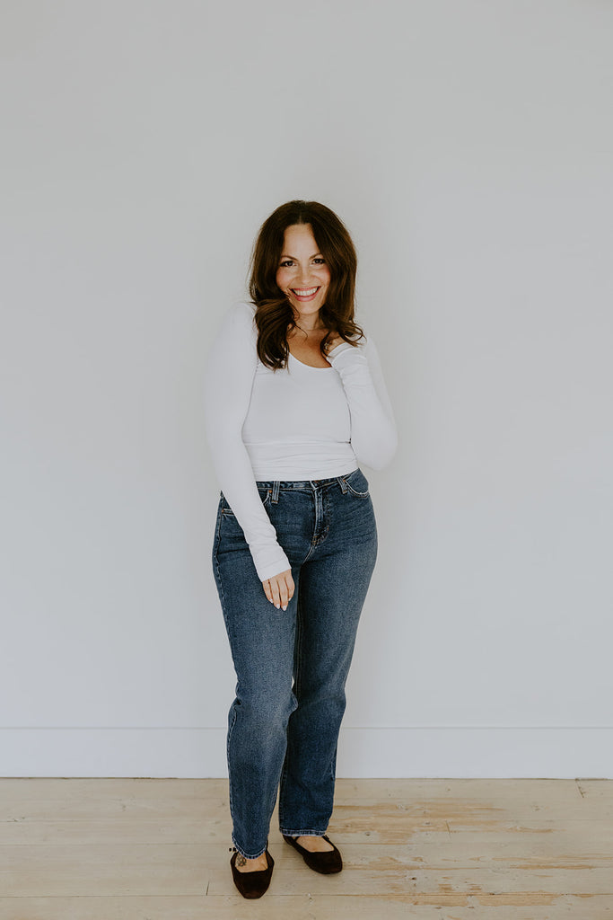 Stretchy Straight Denim - Medium