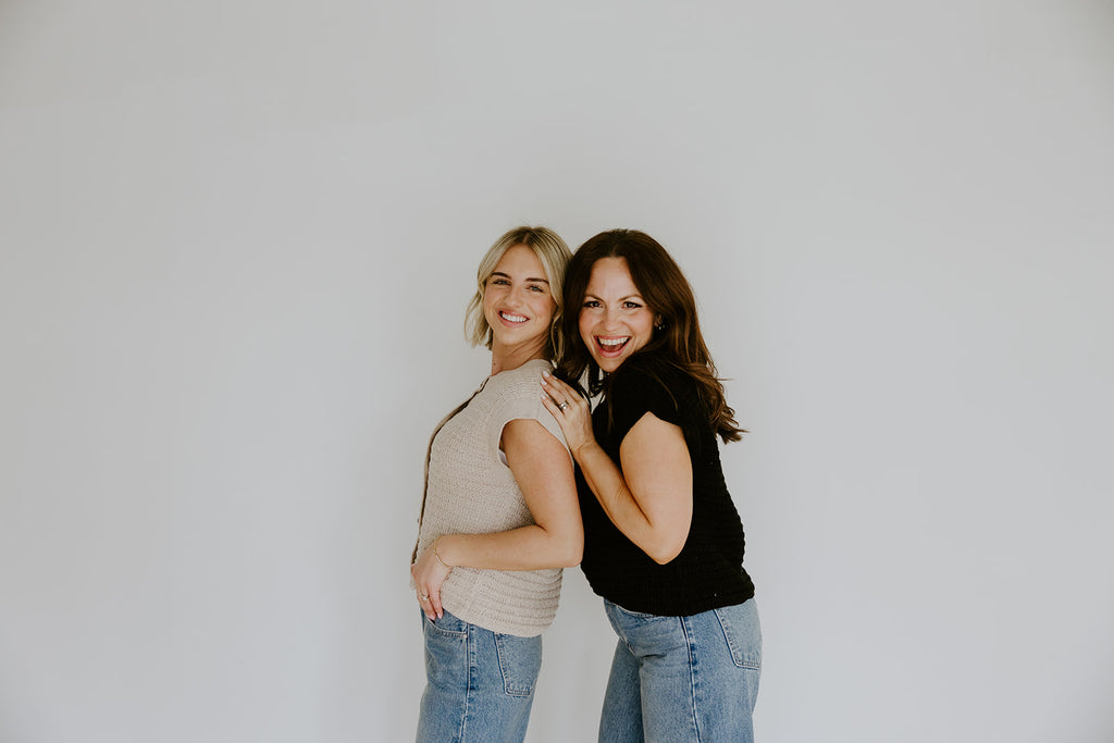 Knit Vest With Cap Sleeve - Black