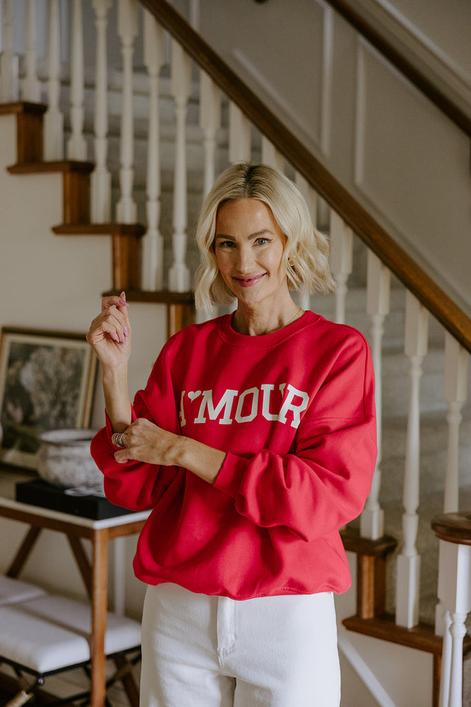 Amour Sweatshirt - Red