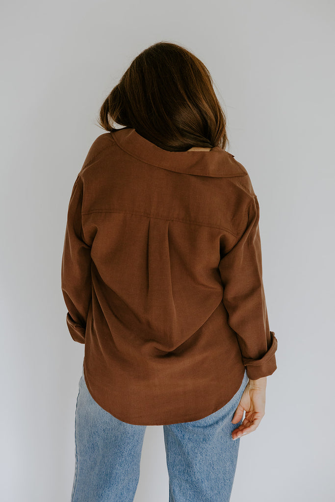 Classic Button Up - Cocoa