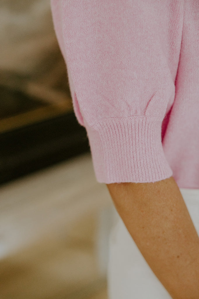Pull Over Sweater - Pink