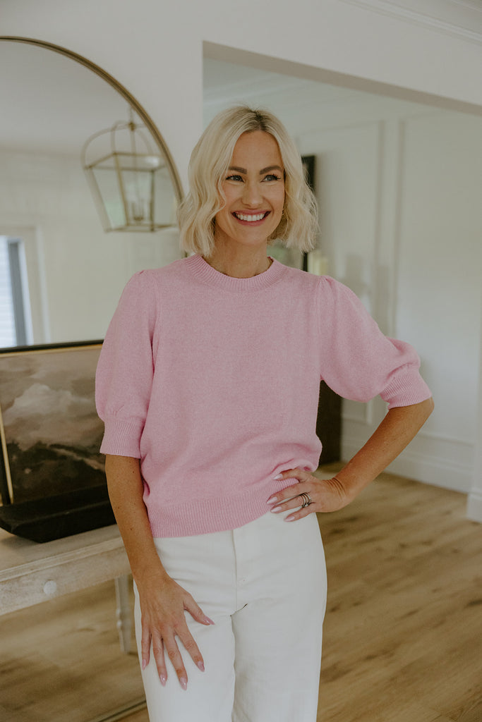 Pull Over Sweater - Pink