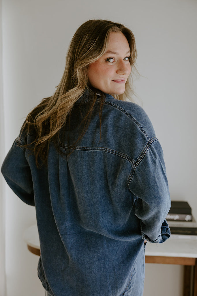 Chambray Button Up Shirt